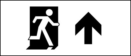 Accessible Exit Sign Project Running Man Exit Sign 103