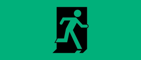 Accessible Exit Sign Project Running Man Exit Sign 111