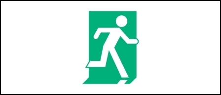 Accessible Exit Sign Project Running Man Exit Sign 115