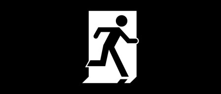 Accessible Exit Sign Project Running Man Exit Sign 118
