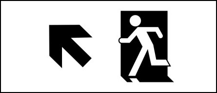 Accessible Exit Sign Project Running Man Exit Sign 13
