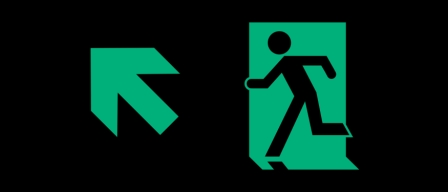 Accessible Exit Sign Project Running Man Exit Sign 14
