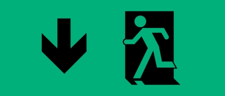 Accessible Exit Sign Project Running Man Exit Sign 21