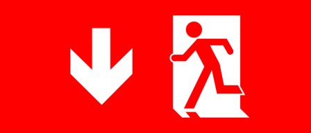 Accessible Exit Sign Project Running Man Exit Sign 30