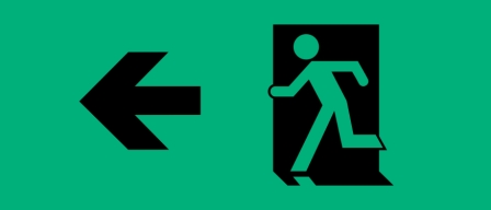 Accessible Exit Sign Project Running Man Exit Sign 31