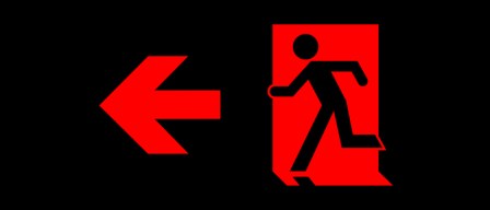 Accessible Exit Sign Project Running Man Exit Sign 36