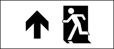 Accessible Exit Sign Project Running Man Exit Sign 43