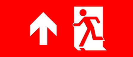Accessible Exit Sign Project Running Man Exit Sign 50