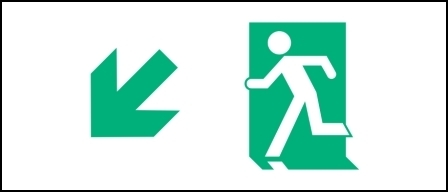 Accessible Exit Sign Project Running Man Exit Sign 5