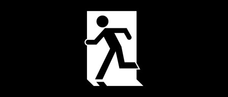 Accessible Exit Sign Project Running Man Exit Sign 58