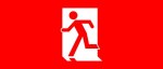Accessible Exit Sign Project Running Man Exit Sign 60
