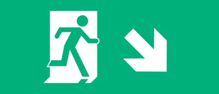 Accessible Exit Sign Project Running Man Exit Sign 69