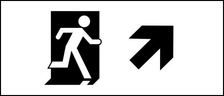 Accessible Exit Sign Project Running Man Exit Sign 73