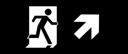 Accessible Exit Sign Project Running Man Exit Sign 78