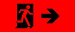 Accessible Exit Sign Project Running Man Exit Sign 92
