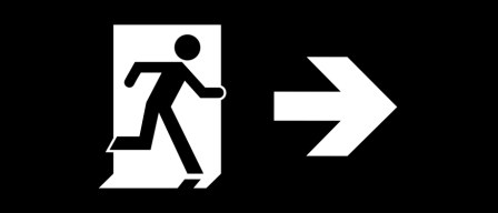 Accessible Exit Sign Project Running Man Exit Sign 98