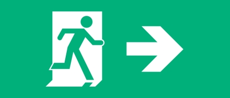 Accessible Exit Sign Project Running Man Exit Sign 99