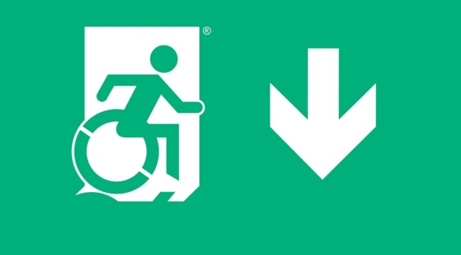 Accessible Means of Egress Page Header, part of the Accessible Exit Sign Project