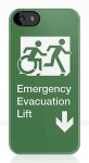Accessible Exit Sign Project Wheelchair Wheelie Running Man Symbol Means of Egress Icon Disability Emergency Evacuation Fire Safety Lift Elevator iPhone Case&nbsp;8