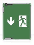 Running Man Fire Safety Exit Sign Emergency Evacuation Apple iPad Tablet Case&nbsp;135