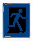 Running Man Fire Safety Exit Sign Emergency Evacuation Apple iPad Tablet Case&nbsp;160