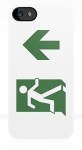 Running Man Fire Safety Exit Sign Emergency Evacuation Apple iPhone 5 Mobile Phone Case&nbsp;85