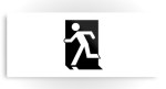 Running Man Fire Safety Exit Sign Emergency Evacuation Printed Metal&nbsp;102