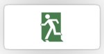 Running Man Fire Safety Exit Sign Emergency Evacuation Sticker Decals&nbsp;103