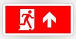 Running Man Fire Safety Exit Sign Emergency Evacuation Sticker Decals&nbsp;116