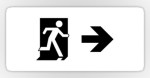 Running Man Fire Safety Exit Sign Emergency Evacuation Sticker Decals&nbsp;119