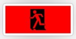 Running Man Fire Safety Exit Sign Emergency Evacuation Sticker Decals&nbsp;18