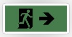 Running Man Fire Safety Exit Sign Emergency Evacuation Sticker Decals&nbsp;20