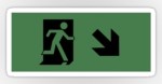 Running Man Fire Safety Exit Sign Emergency Evacuation Sticker Decals&nbsp;22