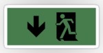Running Man Fire Safety Exit Sign Emergency Evacuation Sticker Decals&nbsp;29