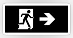 Running Man Fire Safety Exit Sign Emergency Evacuation Sticker Decals&nbsp;53