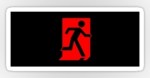 Running Man Fire Safety Exit Sign Emergency Evacuation Sticker Decals&nbsp;78