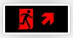 Running Man Fire Safety Exit Sign Emergency Evacuation Sticker Decals&nbsp;81