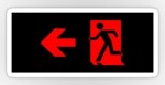 Running Man Fire Safety Exit Sign Emergency Evacuation Sticker Decals&nbsp;86