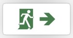 Running Man Fire Safety Exit Sign Emergency Evacuation Sticker Decals&nbsp;92
