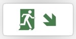 Running Man Fire Safety Exit Sign Emergency Evacuation Sticker Decals&nbsp;95