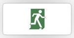 Running Man Fire Safety Exit Sign Emergency Evacuation Sticker Decals&nbsp;97