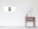 Running Man Fire Safety Exit Sign Emergency Evacuation Wall Poster&nbsp;72