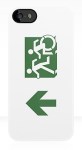 Accessible Exit Sign Project Wheelchair Wheelie Running Man Symbol Means of Egress Icon Disability Emergency Evacuation Fire Safety iPhone Case&nbsp;104