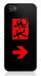 Accessible Exit Sign Project Wheelchair Wheelie Running Man Symbol Means of Egress Icon Disability Emergency Evacuation Fire Safety iPhone Case&nbsp;106