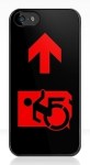 Accessible Exit Sign Project Wheelchair Wheelie Running Man Symbol Means of Egress Icon Disability Emergency Evacuation Fire Safety iPhone Case&nbsp;123