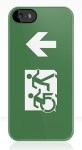 Accessible Exit Sign Project Wheelchair Wheelie Running Man Symbol Means of Egress Icon Disability Emergency Evacuation Fire Safety iPhone Case&nbsp;13