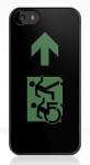 Accessible Exit Sign Project Wheelchair Wheelie Running Man Symbol Means of Egress Icon Disability Emergency Evacuation Fire Safety iPhone Case&nbsp;15