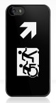 Accessible Exit Sign Project Wheelchair Wheelie Running Man Symbol Means of Egress Icon Disability Emergency Evacuation Fire Safety iPhone Case&nbsp;150