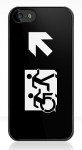 Accessible Exit Sign Project Wheelchair Wheelie Running Man Symbol Means of Egress Icon Disability Emergency Evacuation Fire Safety iPhone Case 152