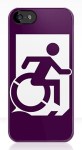 Accessible Exit Sign Project Wheelchair Wheelie Running Man Symbol Means of Egress Icon Disability Emergency Evacuation Fire Safety iPhone Case&nbsp;41